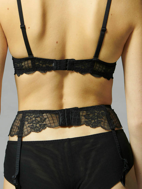Strumpfhalter Schwarz REVE SIMONE PÉRÈLE